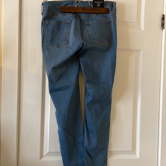 NWT Just Black denim medium was mid rise basic ankle skinny Jean 31x29 - Picture 10 of 11